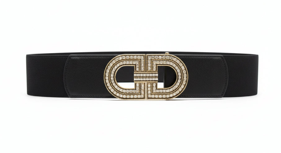 black elastic belt