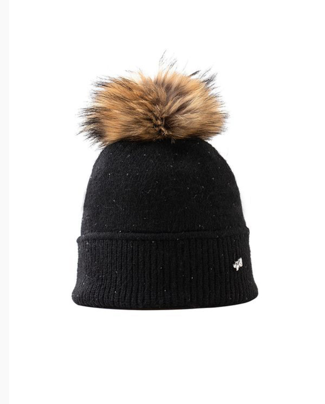 women's toque with pom pom