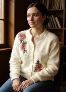 angora sweater jacket