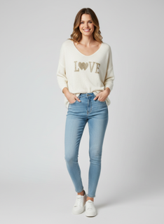 white love sweater