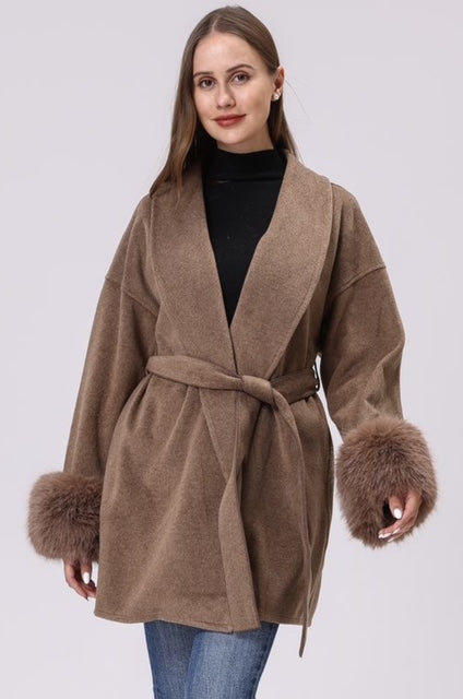 taupe cape