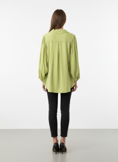 lime green blouse