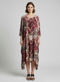 The Serenity Silk-Blend Dress