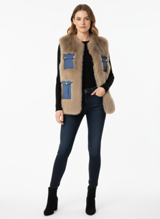 luxe fun fur vest