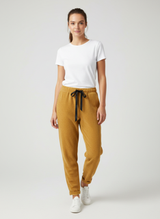 mustard jogging pants