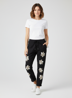 black magic pant with florals