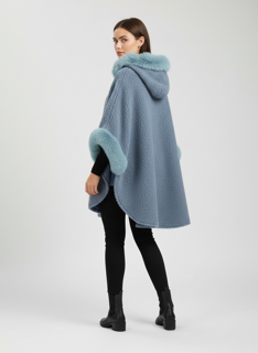soft blue cape
