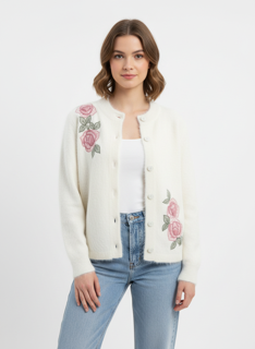 angora sweater jacket