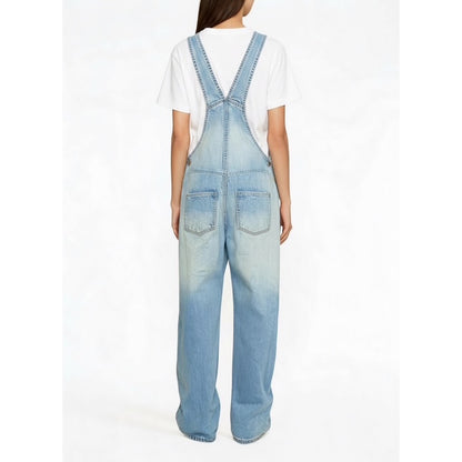 Sunny Bloom Denim Dungarees