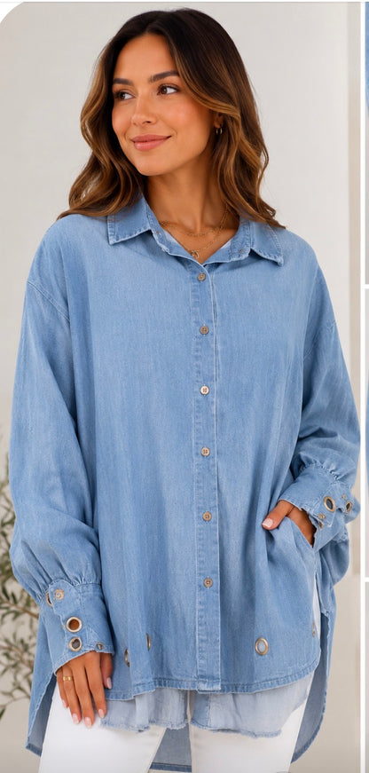 Harper Cotton Oversized Shirt