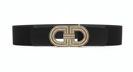 black elastic belt
