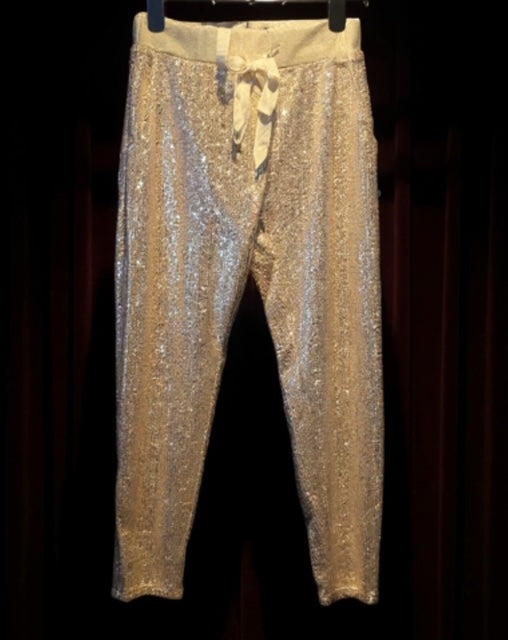 beige sequence pants