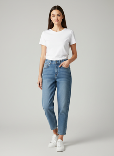 simple blue denim jeans