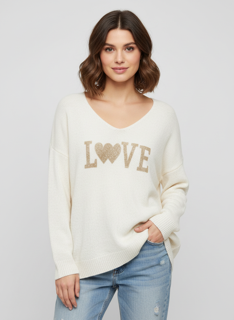 white love sweater