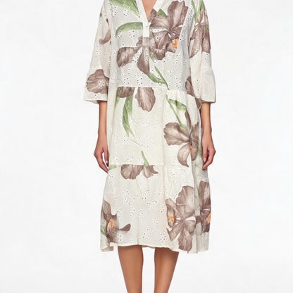 Bloom Haven Cotton Dress