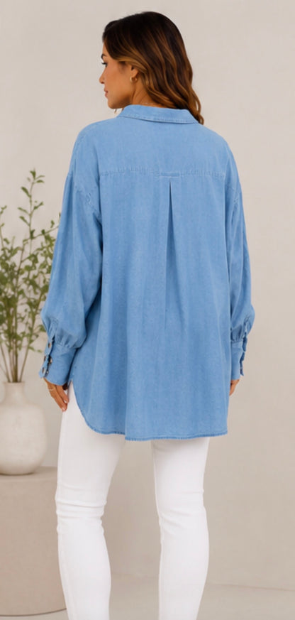 Harper Cotton Oversized Shirt