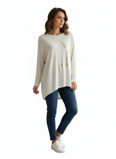 Sophie round neck knit top