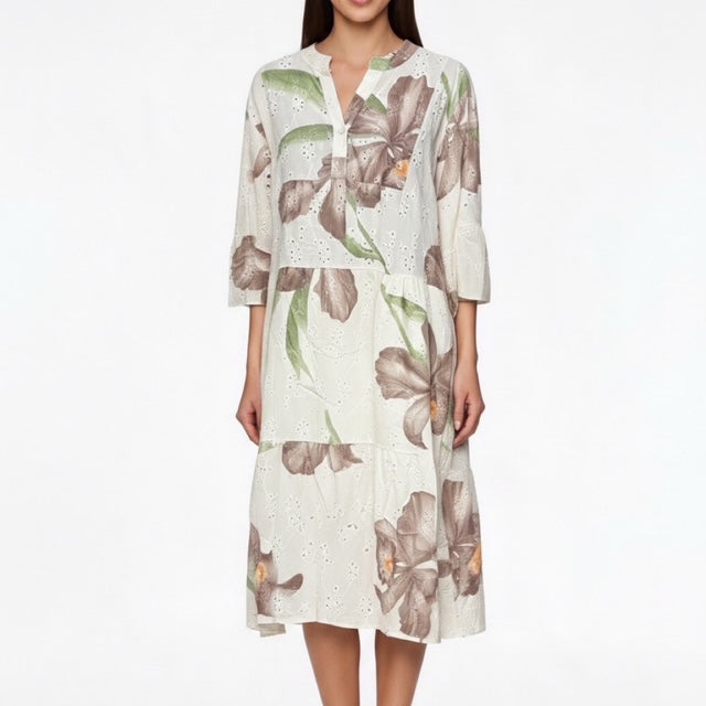 Bloom Haven Cotton Dress