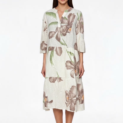 Bloom Haven Cotton Dress