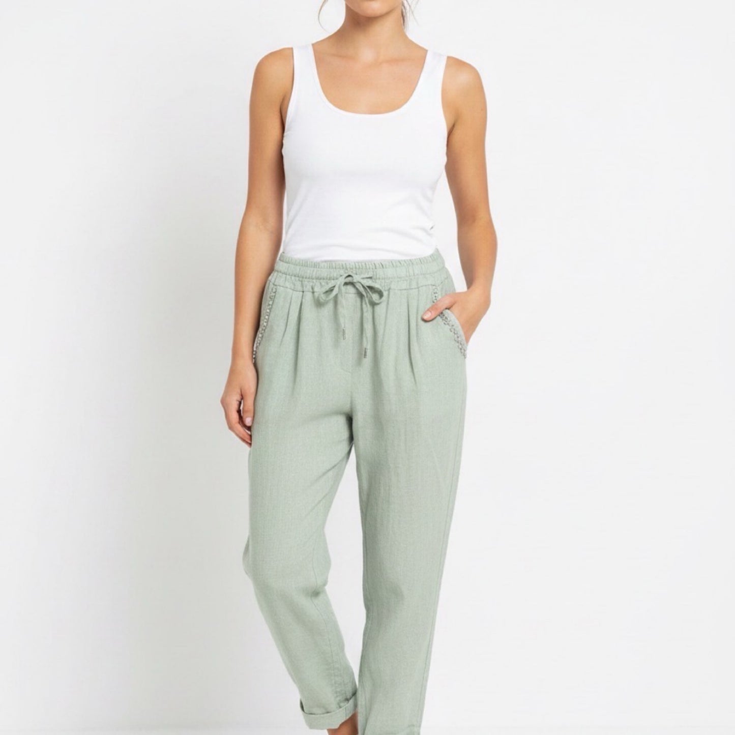 Coastal Ease Linen Pants