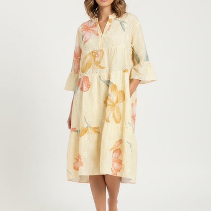 Bloom Haven Cotton Dress