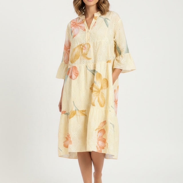 Bloom Haven Cotton Dress