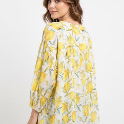 Lemon Grove Cotton Blouse