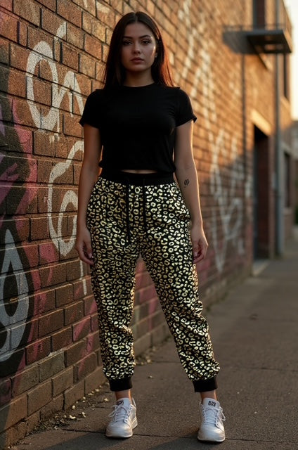 black and gold magic pants