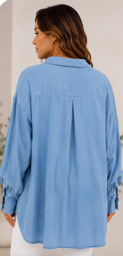 Harper Cotton Oversized Shirt