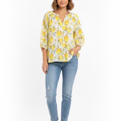 Lemon Grove Cotton Blouse