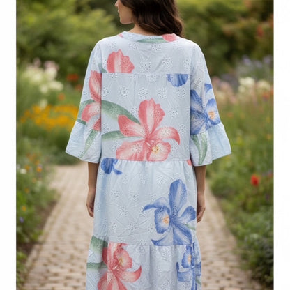 Bloom Haven Cotton Dress