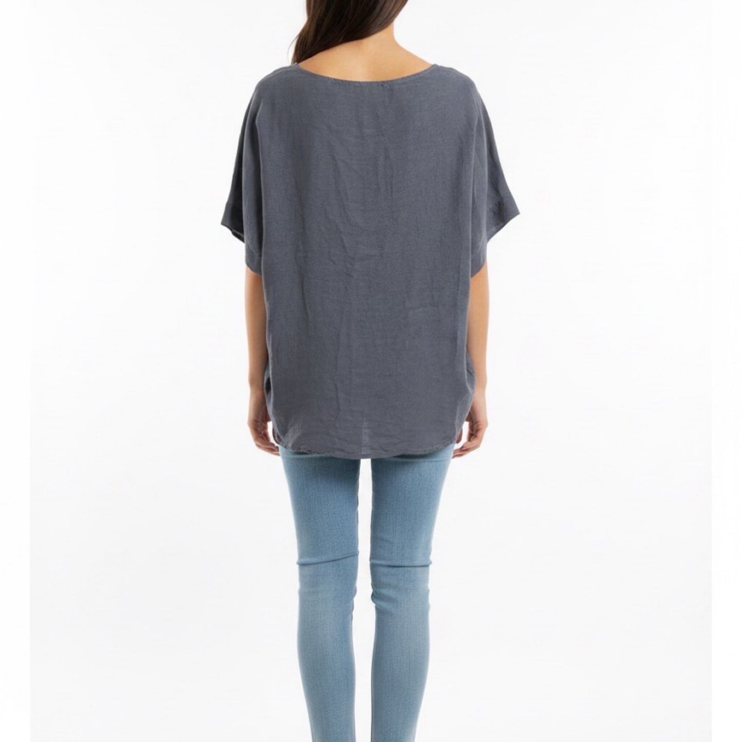 Harbor Stripe Linen Box Top
