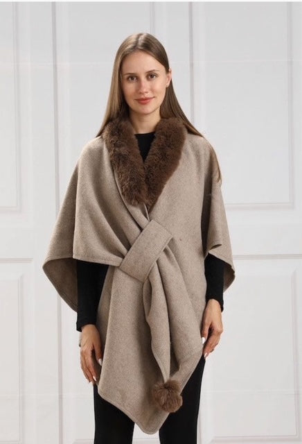 taupe cape