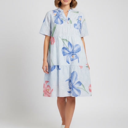 Bloom Haven Cotton Dress