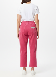 pink heart jogging pants