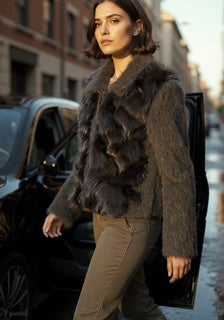 angora sweater jacket