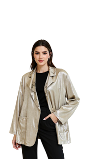 Luna Metallic blazer