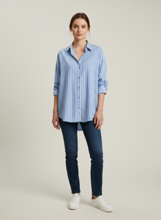 stripe oversize shirt