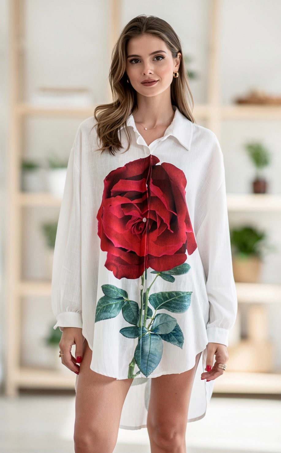 rose blouse