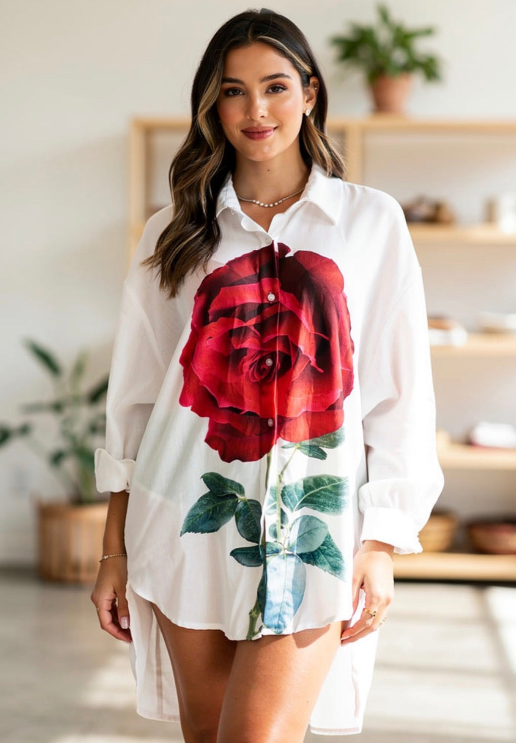 rose blouse