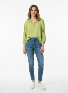lime green blouse