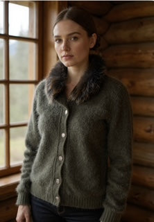 angora sweater jacket