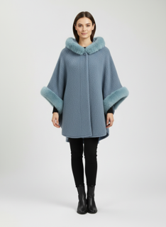 soft blue cape