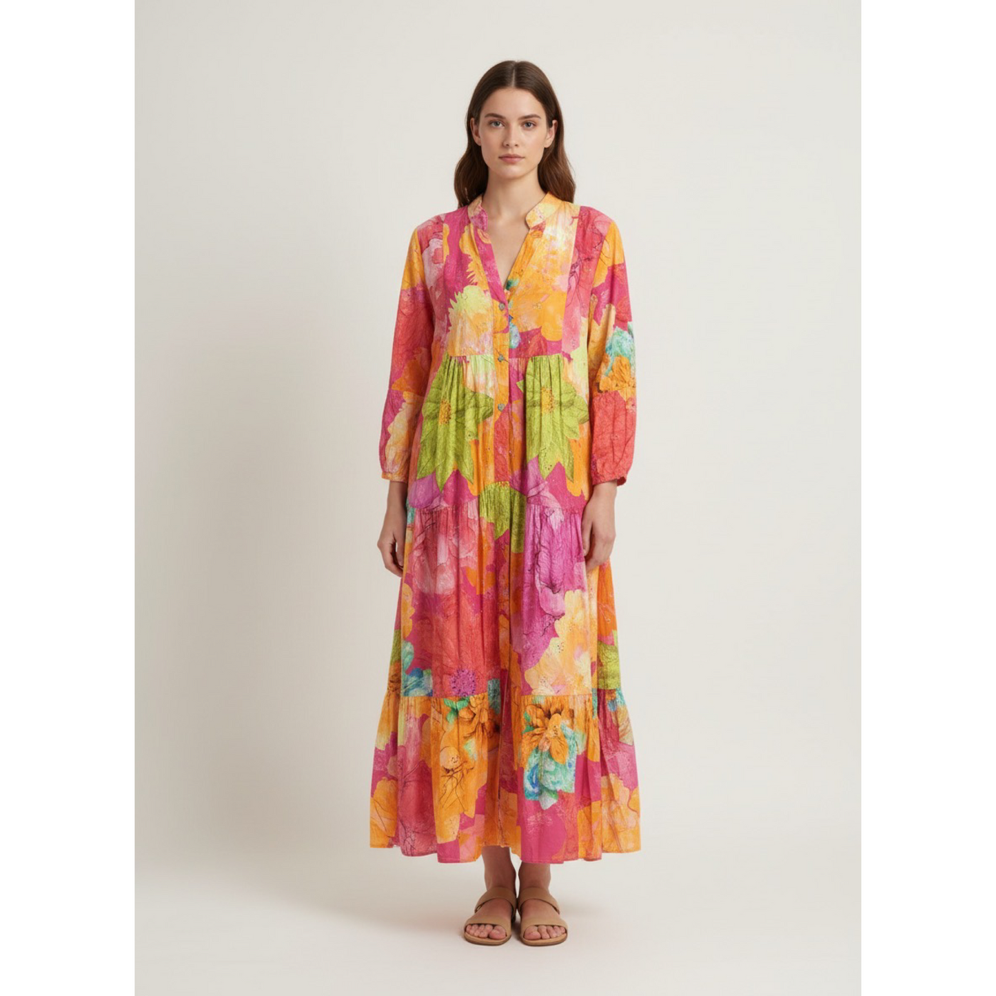 Classic Printed Summer Dress